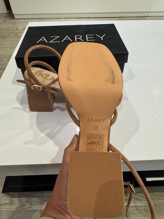 Sandalias AZAREY Piel Talla 37 Nuevas