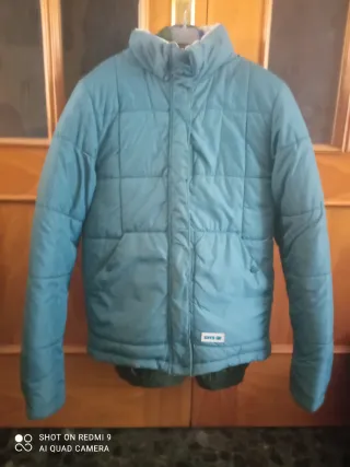 Anorak niño azul capucha 13-14 años muy buen estad