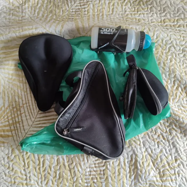 Accesorios Bici: Sillín, Bolsa y Bidón