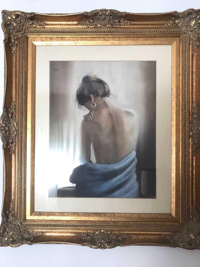 Cuadro Fernando Alea mujer de espaldas