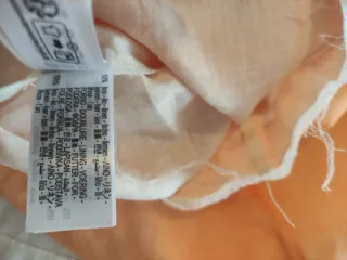 Chaleco Zara Naranja Lino