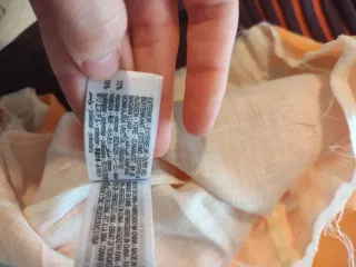 Chaleco Zara Naranja Lino