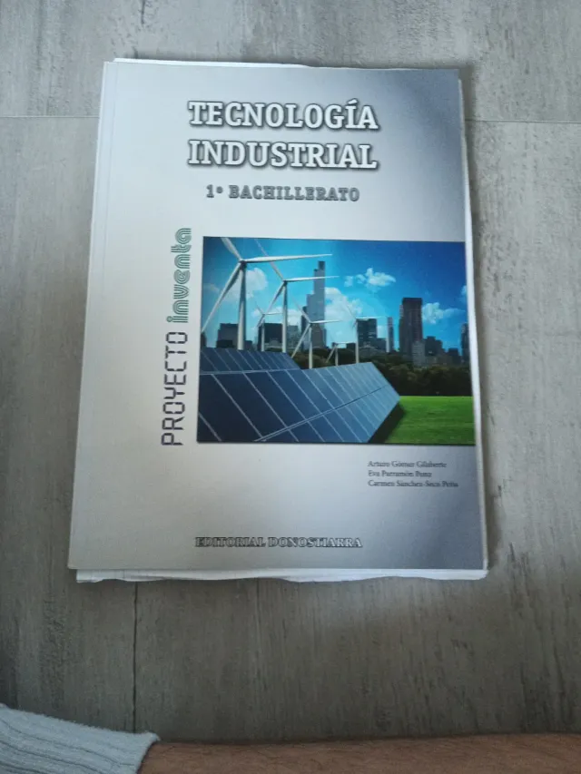 Tecnología Industrial 1º bachillerato - Proyect...