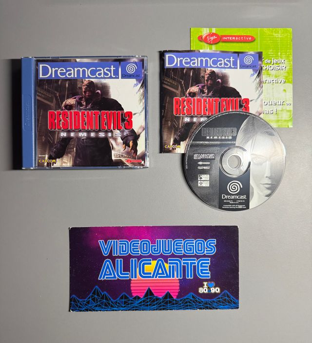 Resident Evil 3 Nemesis Sega Dreamcast PAL ESP
