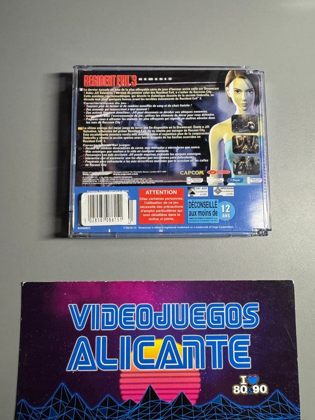 Resident Evil 3 Nemesis Sega Dreamcast PAL ESP