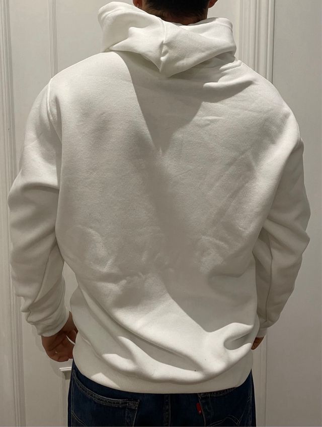 Sudadera Carhartt blanca con cremallera