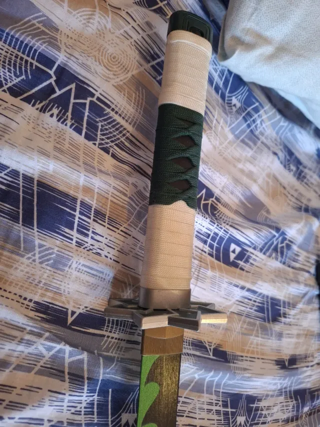 Katana in legno Demon Slayer Pilastro del Vento