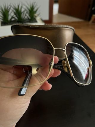Gafas de Sol Gucci Doradas y Marrones