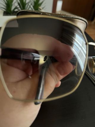 Gafas de Sol Gucci Doradas y Marrones