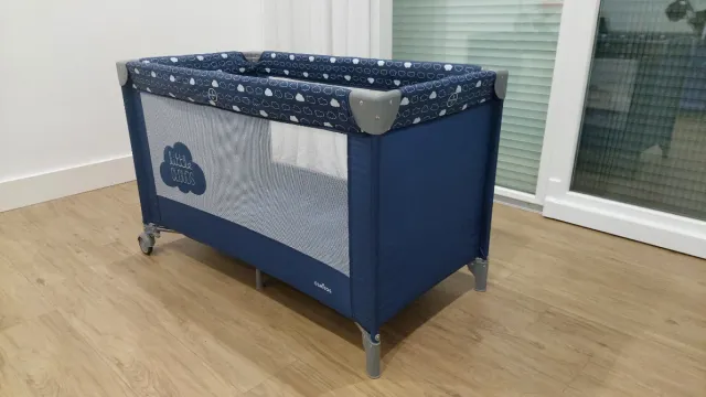 Cuna de viaje Olmitos y colchón