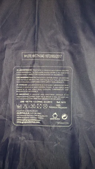 Cuna de viaje Olmitos y colchón