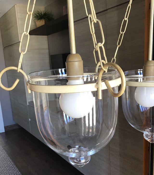 Fanales_lámparas de cristal y forja