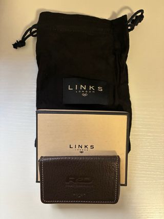 Cartera billetera Links of London Cuero Marrón