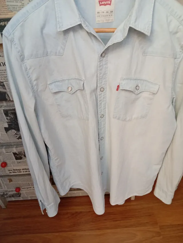 Camisa Vaquera Levi's Azul Talla XXL