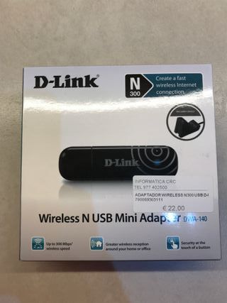 Mini Adaptador USB Wireless N DWA-140