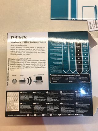 Mini Adaptador USB Wireless N DWA-140