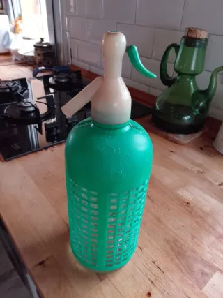 Sifón de agua verde