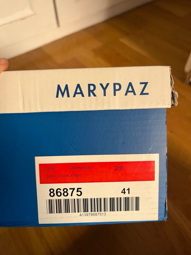 Botas militares Marypaz mujer negras cuero