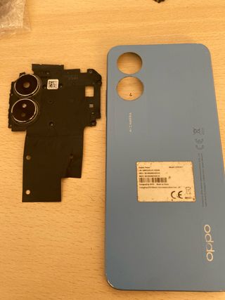 Cover posteriore Oppo A17 Blu