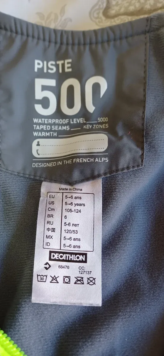 Pantalón de esquí para niño Wedze 6-7 años.