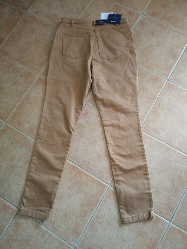 Pantalón caballero 5 bolsillos beige T.42