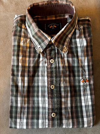 Camisa Spagnolo cuadros hombre