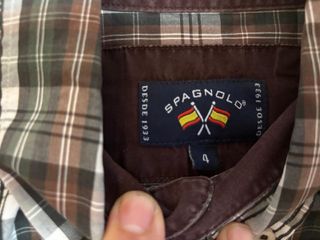 Camisa Spagnolo cuadros hombre
