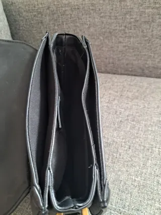 Bolso bandolera negro asa ajustable