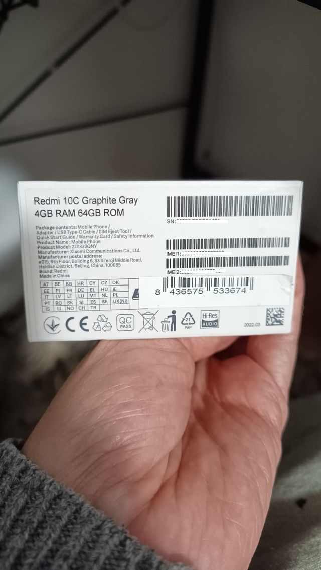 Xiaomi Redmi 10C 64GB Gris