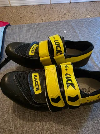 Zapatillas Ciclismo Luck Racer Negras Amarillas