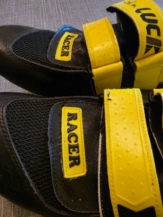 Zapatillas Ciclismo Luck Racer Negras Amarillas