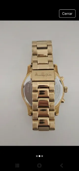 Reloj Massimo Dutti Dorado