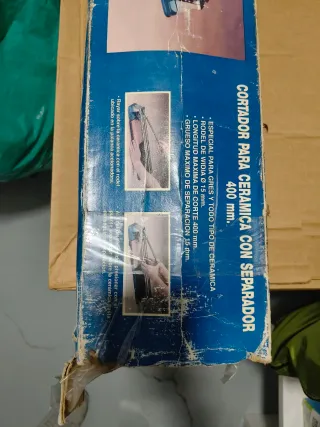 Cortador de cerámica 400mm con separador