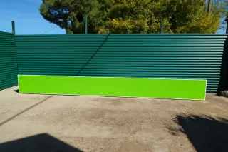 Rótulo luminoso metacrilato y aluminio