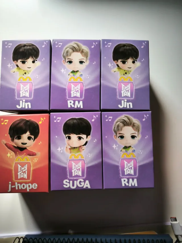 Muñecos Tiny Tan McDonald's