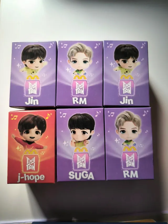 Muñecos Tiny Tan McDonald's