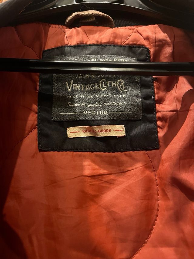 Cazadora Bomber Negra US Army