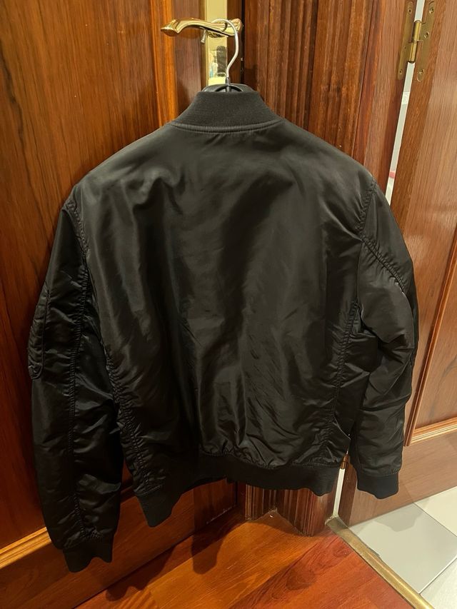 Cazadora Bomber Negra US Army