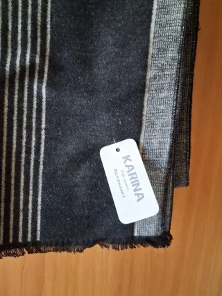 Sciarpa KARINA donna nero e bianco