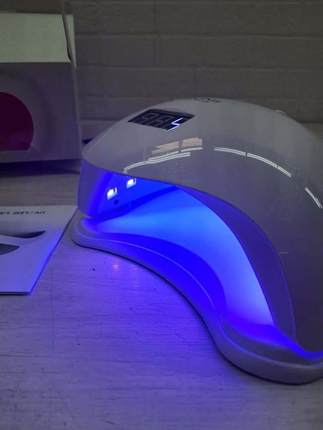 Lámpara UV Uñas Profesional,NAILGIRLS Lámpara UV LED 36W