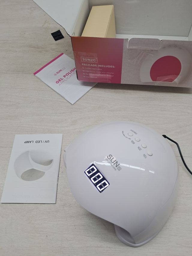 Lámpara UV Uñas Profesional,NAILGIRLS Lámpara UV LED 36W