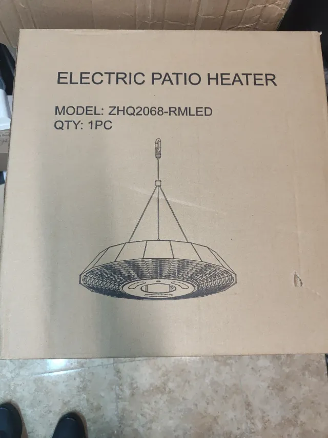 Aquecedor Elétrico de Pátio ZH2068-RMLED