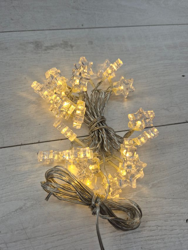 Guirnaldas de luces de estrellas
