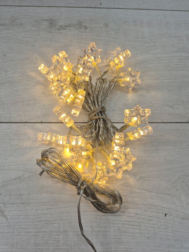 Guirnaldas de luces de estrellas