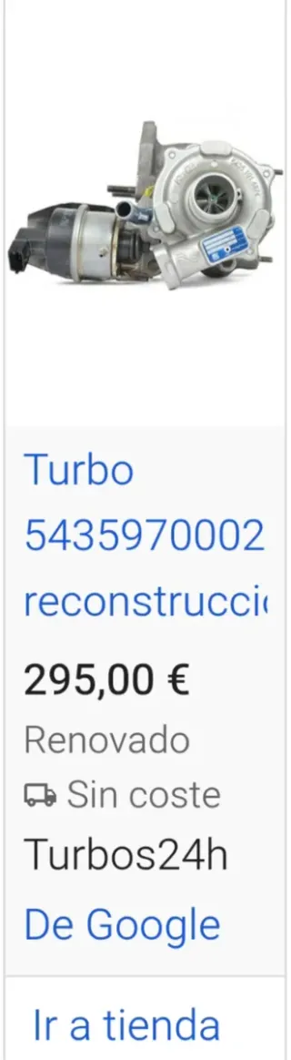 Turbo Alfa Romeo 1.3 54359710027
