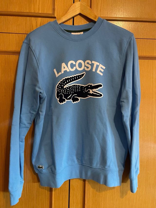 Sudadera Lacoste Azul Talla M. Original