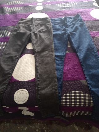 2 Vaqueros Pitillo Elásticos Mujer
