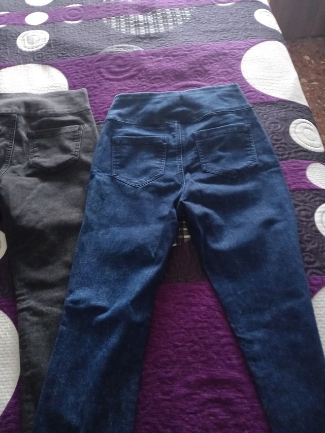2 Vaqueros Pitillo Elásticos Mujer