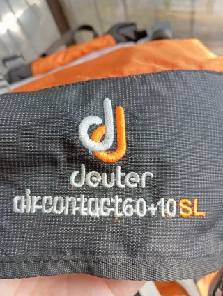 Mochila Deuter Aircontact 60+10 SL Naranja