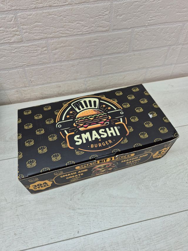 Kit de hambúrguer smash profissional